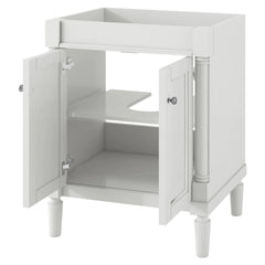 24'' Bathroom Vanity Cabinet – 2-Tier Storage with Adjustable Shelves (Sink Not Included)