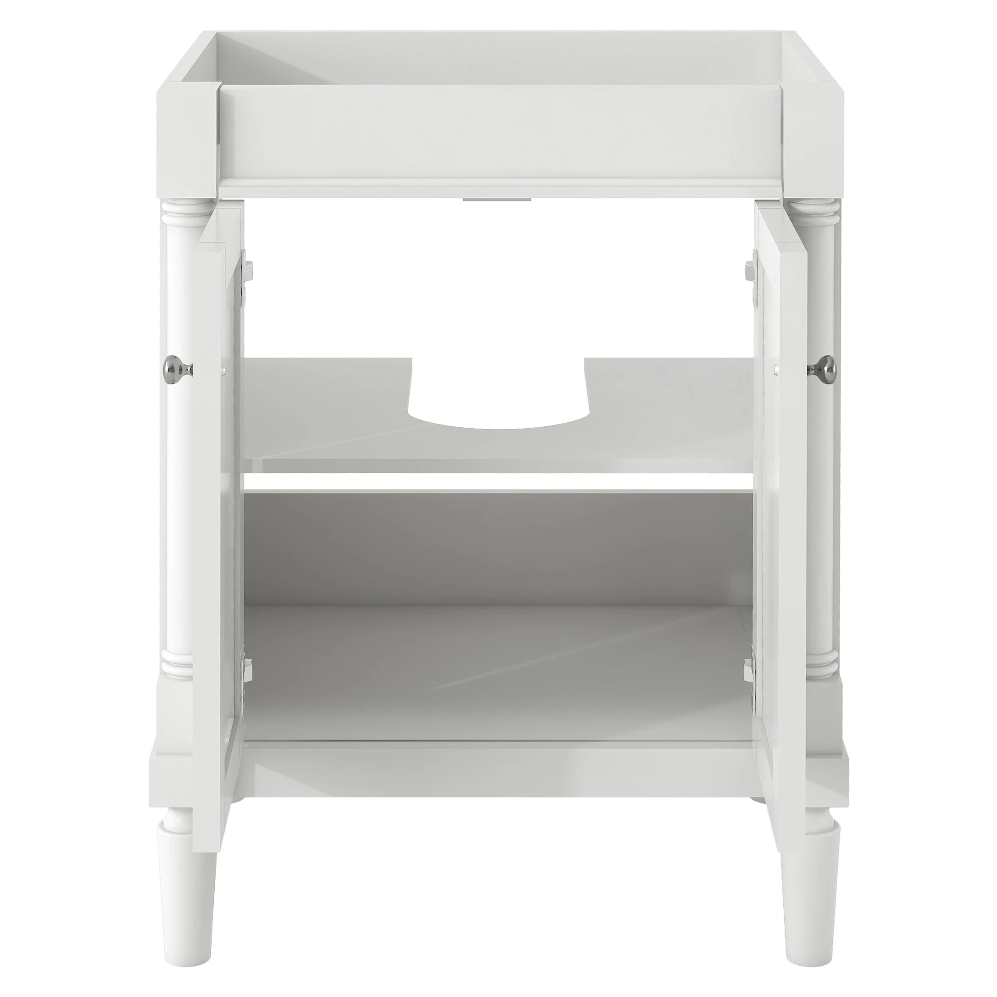 24'' Bathroom Vanity Cabinet – 2-Tier Storage with Adjustable Shelves (Sink Not Included)