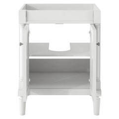 24'' Bathroom Vanity Cabinet – 2-Tier Storage with Adjustable Shelves (Sink Not Included)